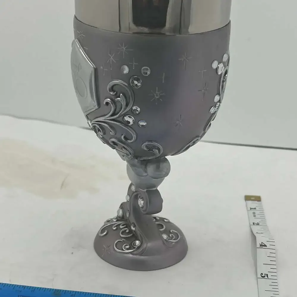 New Enesco Disney Showcase 100 Years of Wonder Decorative Chalice Goblet, 7.09”